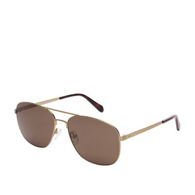 Tate Aviator Sunglasses FOS2143GSOUN Fossil