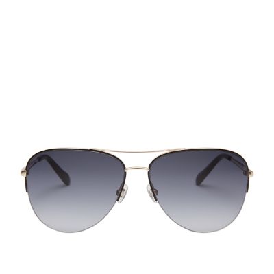 Fossil aviator clearance sunglasses womens