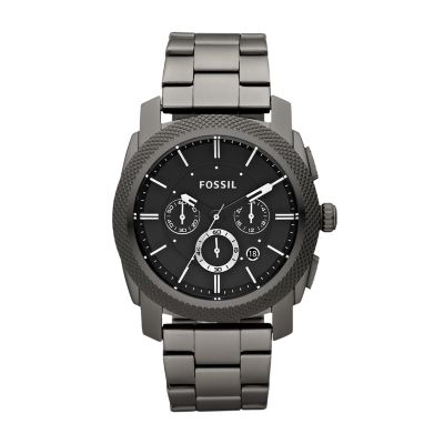 Machine Chronograph Smoke Stainless Steel Watch