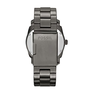 Fossil stainless best sale steel back