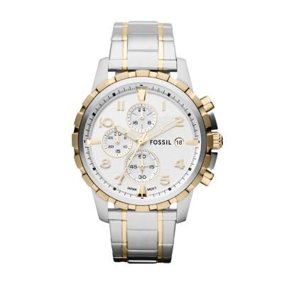 fossil men's stainless steel watch