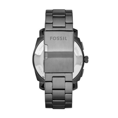 Machine Chronograph Smoke Stainless Steel Watch - FS4931 - Fossil