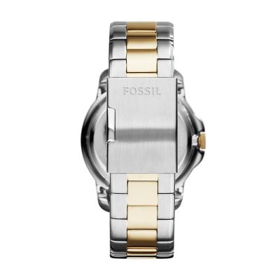 Grant Slim Two-Tone Watch - Fossil