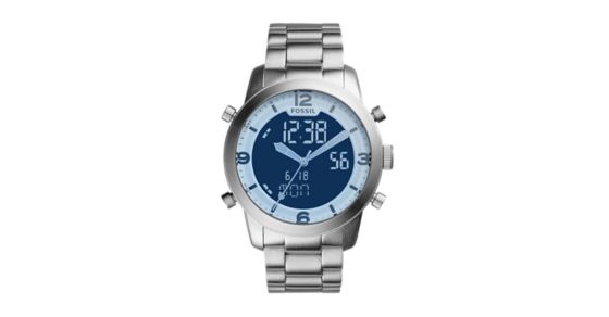 fossil pilot 54 analog digital