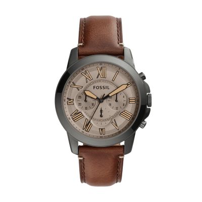 Fossil grant quartz outlet chronograph