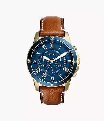 [Fossil] Fossil Grant Sport Chronograph Watch – $55.5 (70% off)