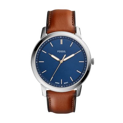 Mens Leather Watches Fossil