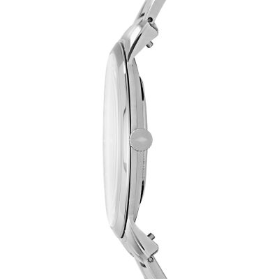 The Minimalist Slim Three Hand Stainless Steel Watch FS5307 Fossil