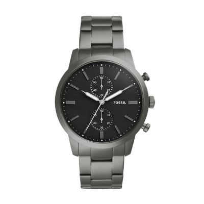 Townsman 44mm Chronograph Stainless Steel Watch FS5346I Fossil