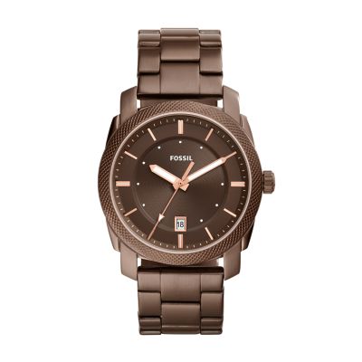 fossil metal watch