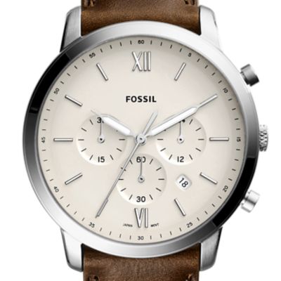 Leather Watches for Men: Shop Men's Watches Leather Band Styles - Fossil