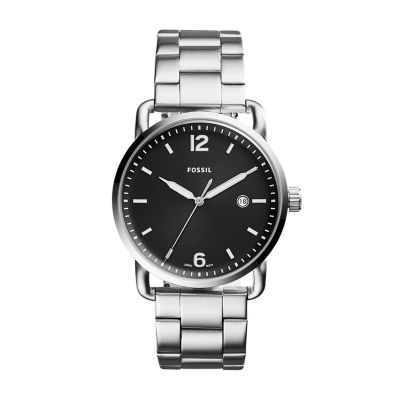 Fossil q men's cheap commuter stainless steel