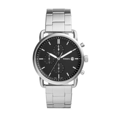 The Commuter Chronograph Stainless Steel Watch FS5399 Fossil