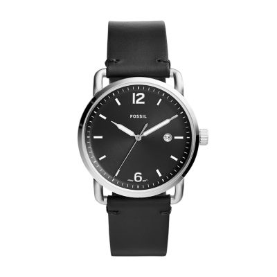 Fossil commuter sales black