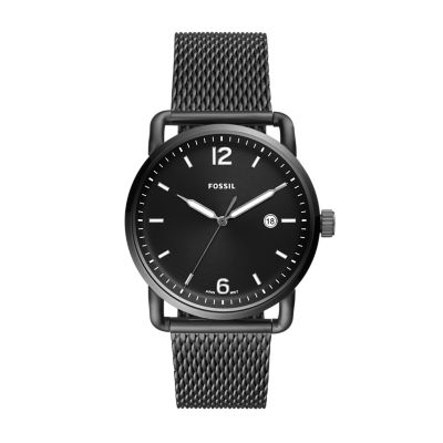 The Commuter Three Hand Date Stainless Steel Watch