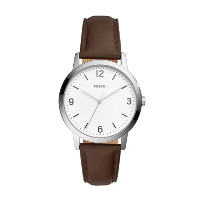 Blake Three-Hand Brown Leather Watch - Fossil