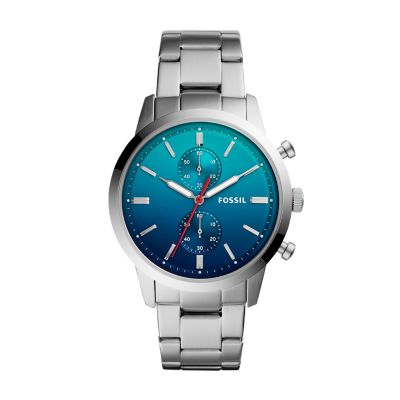 Fossil townsman chronograph stainless steel clearance watch