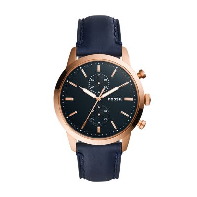 Fossil townsman black best sale