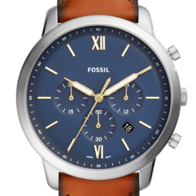 Leather Watches for Men: Shop Men's Watches Leather Band Styles - Fossil