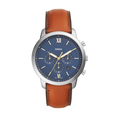 - Fossil Chronograph Brown Watch FS5763 Neutra Leather -