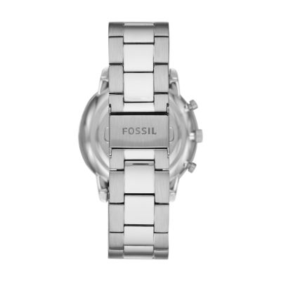 Fossil men's neutra chronograph stainless steel watch hot sale