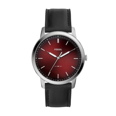 Fossil men's best sale minimalist watch