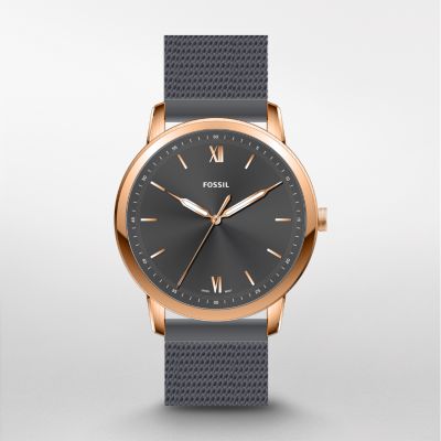 Fossil - Men's Crosby 3-Hand Leather Watch - Brown