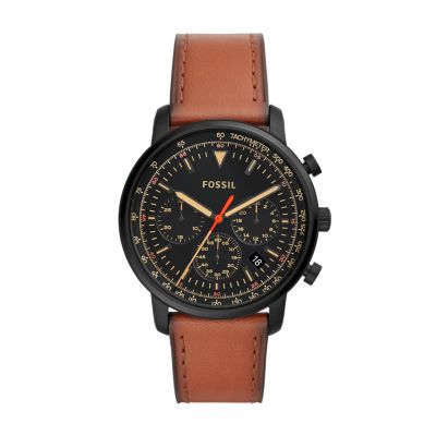 Goodwin chronograph shop black silicone watch