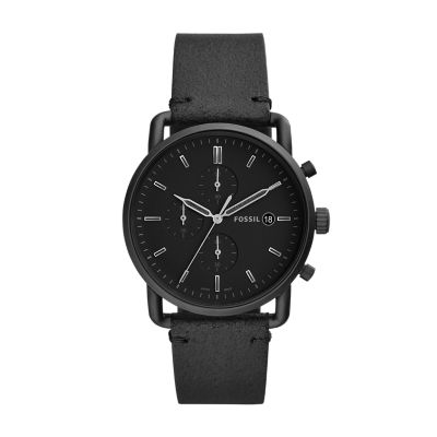 Fossil commuter cheap black