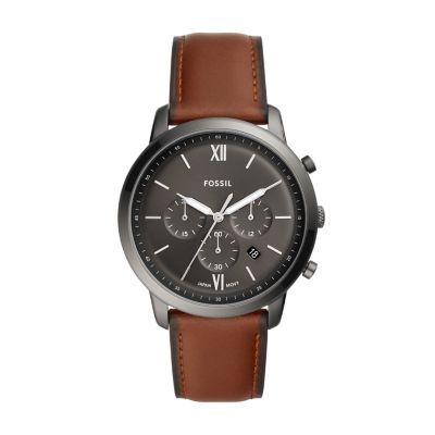 Neutra Chronograph Amber Leather Watch - FS5512 - Fossil