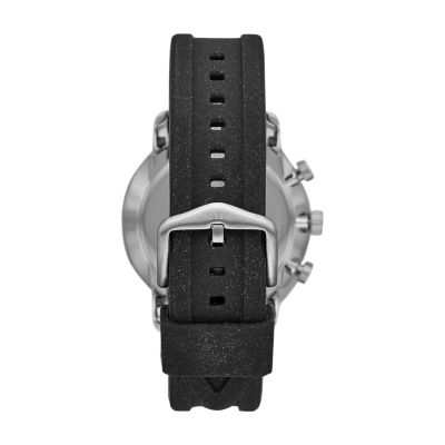 Goodwin chronograph 2025 black silicone watch