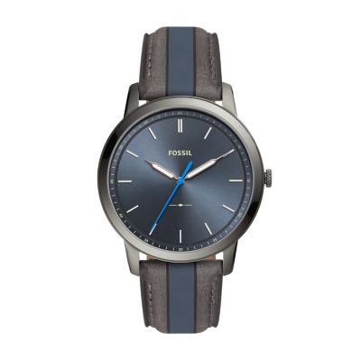 Grey Leather Strap Watch | Fossil.com