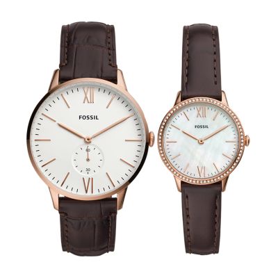 Couple watches best sale fossil india