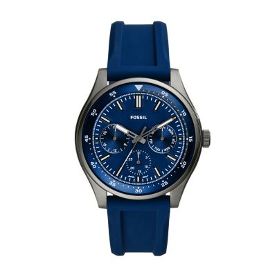 Belmar Multifunction Navy Silicone Watch