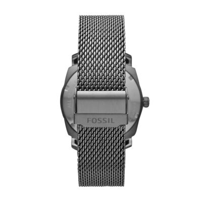 Fossil 22mm smoke on sale steel mesh bracelet