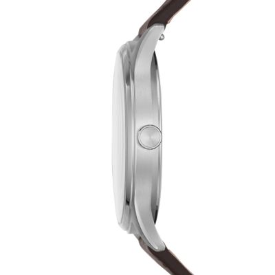 FORRESTER 三針 ブラウンレザーウォッチ - FS5610 - Fossil