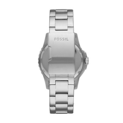 FB-01 Three-Hand Date Stainless Steel Watch - FS5657 - Fossil