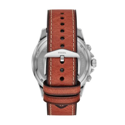 Dillinger chronograph luggage leather watch new arrivals