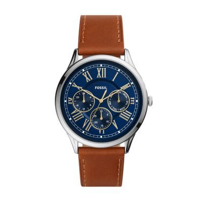 Pierce Multifunction Luggage Leather Watch