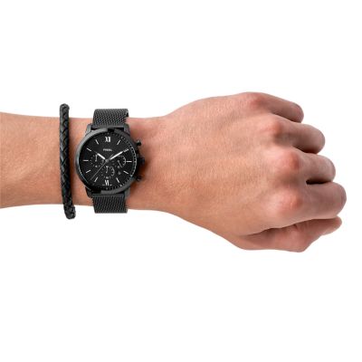 Fossil mesh watch strap best sale