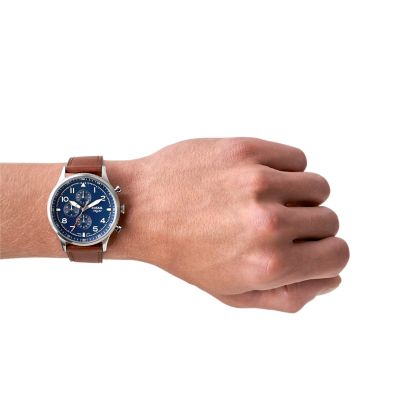 Fossil best sale pilot watch