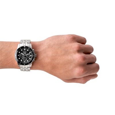 FB-01 Chronograph Stainless Steel Watch - FS5837 - Fossil