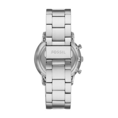 Stainless Chronograph Minimalist Watch Steel