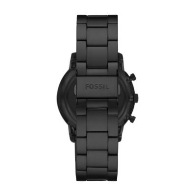 Black stainless shop steel fossil watch