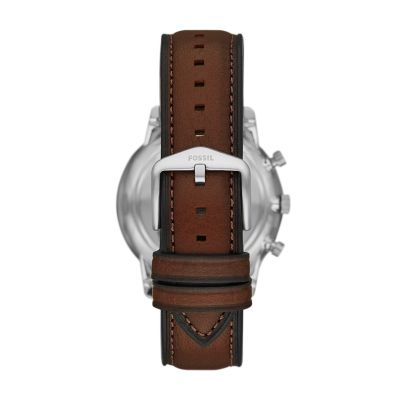 Minimalist Chronograph Brown - FS5849 LiteHide™ Watch Leather Fossil 