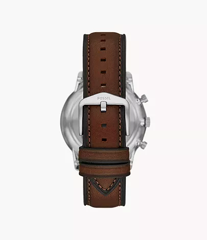 Minimalist Chronograph Brown LiteHide™ Leather Watch - FS5849 - Fossil