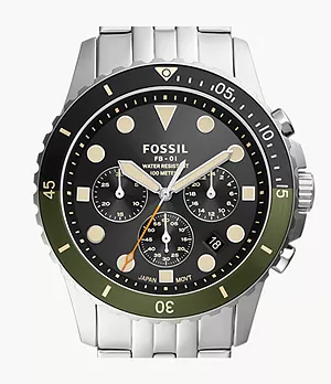 Fb-01 Chronograph Stainless Steel Watch