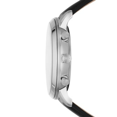 Neutra Chronograph Black LiteHide™ Leather Watch - FS5885 - Fossil