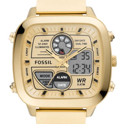 Gold-tone watches for Men: Shop for men's watches - Fossil