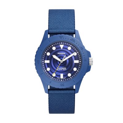 

Fossil Homme Montre FB-01 à alimentation solaire en #tide ocean material® bleue